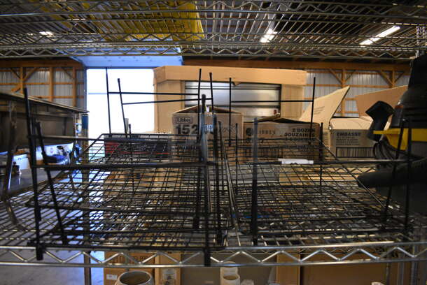 5 Black Cooling Racks. 18x12x8.5. 5 Times Your Bid! - Image 1 of 2