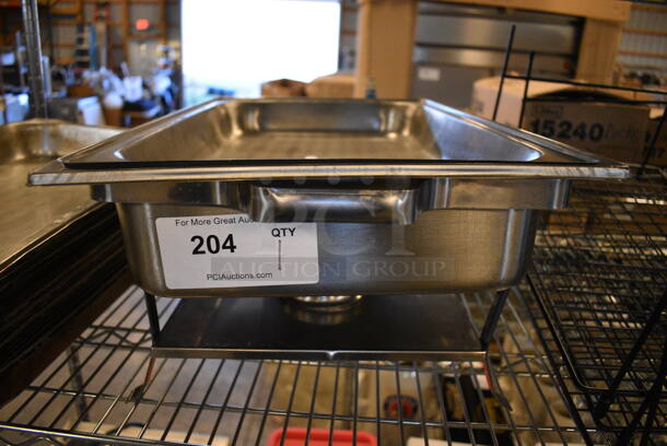 Stainless Steel Chafing Dish w/ Drop In and Lid. 23x14x10
