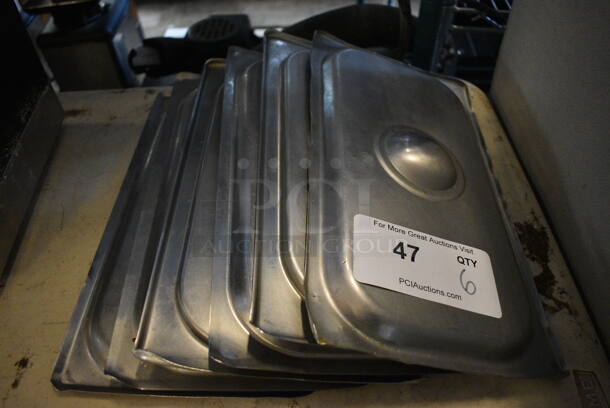 6 Stainless Steel 1/3 Size Drop In Bin Lids. 6 Times Your Bid! - Image 3 of 3