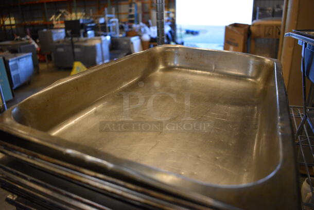10 Stainless Steel Full Size Drop In Bins. 1/1x2. 10 Times Your Bid! - Image 3 of 3