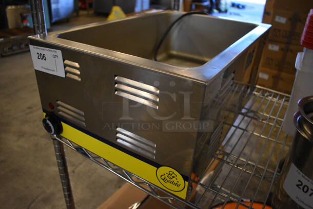 NICE! Adcraft Model FW-1200WF Stainless Steel Commercial Countertop Food Warmer. 120 Volts, 1 Phase. 14.5x23x9. Tested and Working! - Image 2 of 4