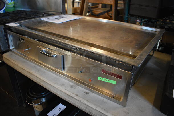 GREAT! Wells Model 2196 Stainless Steel Commercial Drop In Flat Top Griddle. Appears To Be New! 208 Volts. 36.5x24x8 - Image 4 of 6