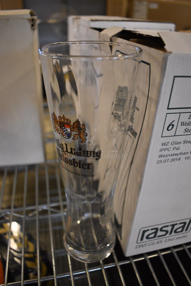 5 BRAND NEW IN BOX! Konig Ludwig Weissbier Beverage Glasses. 3x3x10. 5 Times Your Bid! - Image 2 of 3