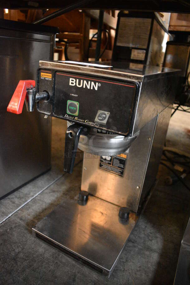 NICE! Bunn Model CDBCF15-TC Stainless Steel Commercial Countertop Coffee Machine w/ Hot Water Dispenser and Metal Brew Basket. 120 Volts, 1 Phase. 18x20.5x18 - Image 3 of 4
