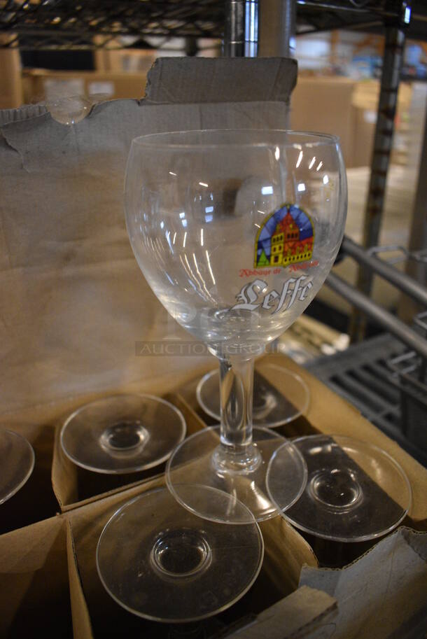 6 BRAND NEW IN BOX! Leffe Wine Glasses. 3.5x3.5x7. 6 Times Your Bid! - Image 2 of 2