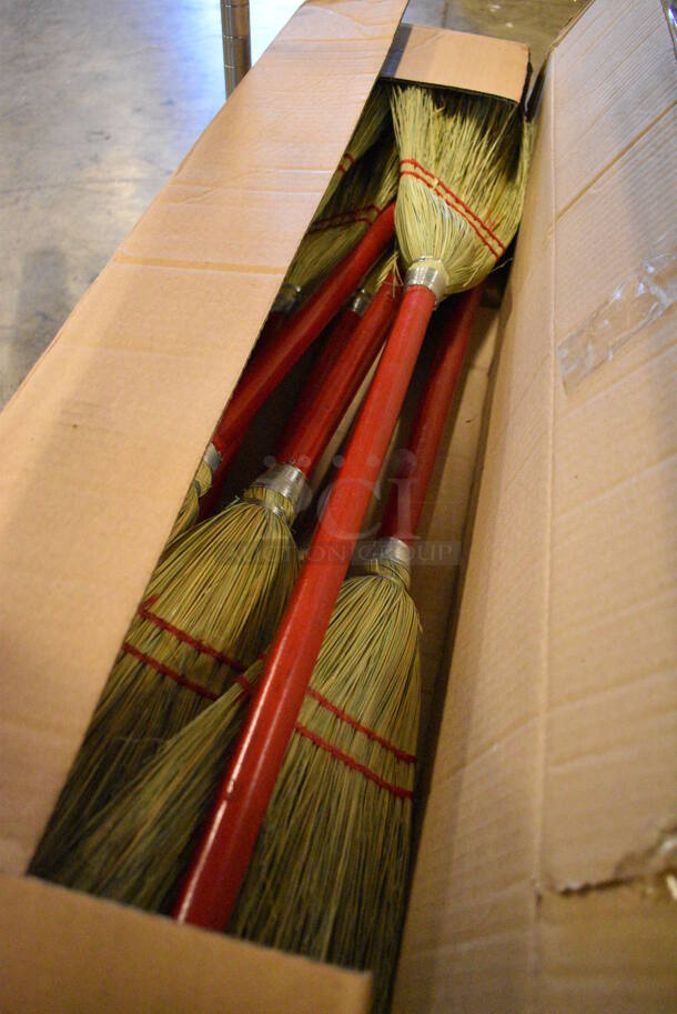 8 BRAND NEW IN BOX! Carlisle Brooms. 34". 8 Times Your Bid! - Image 1 of 3