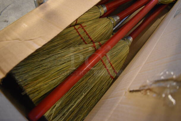 8 BRAND NEW IN BOX! Carlisle Brooms. 34". 8 Times Your Bid! - Image 2 of 3