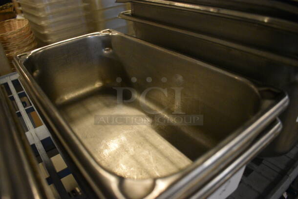 2 Stainless Steel 1/3 Size Drop In Bins. 1/3x4. 2 Times Your Bid! - Image 2 of 2