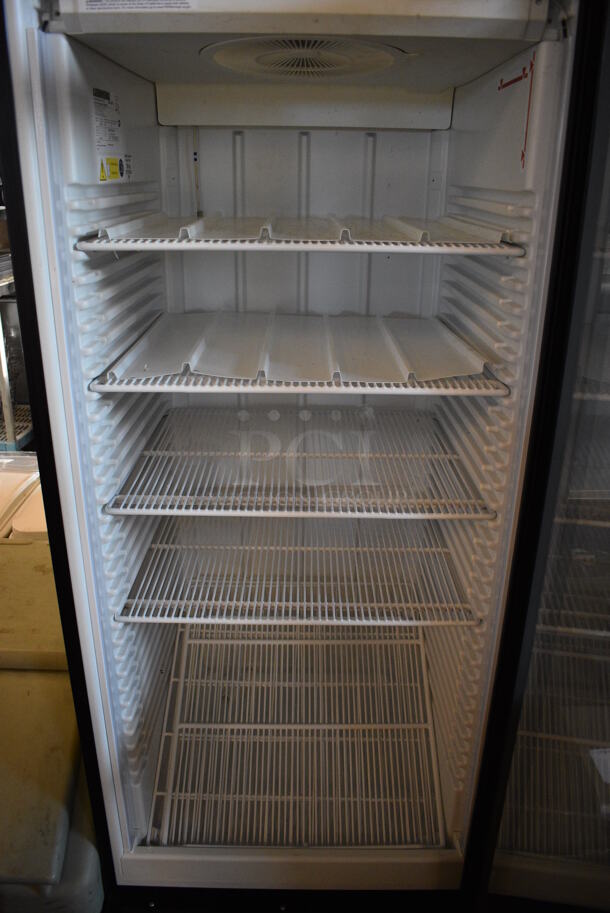 NICE! Liebherr Metal Commercial Single Door Reach In Freezer Merchandiser w/ Poly Coated Racks. 115 Volts, 1 Phase. 26x30x79. Tested and Does Not Power On - Image 4 of 6