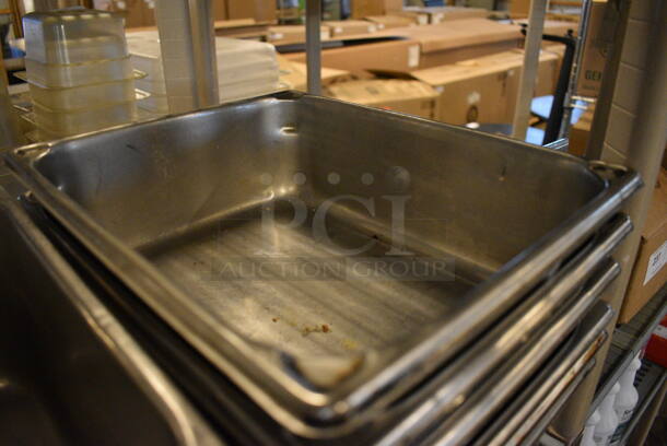 6 Stainless Steel 1/2 Size Drop In Bins. 1/2x4. 6 Times Your Bid! - Image 2 of 2