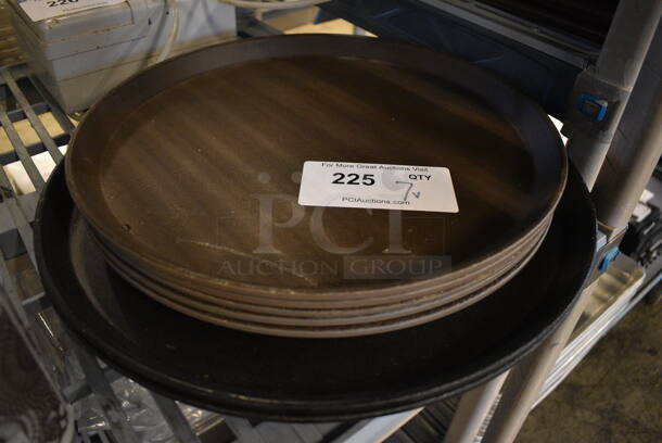 7 Various Serving Trays. 14x14x1, 16x16x1. 7 Times Your Bid! - Image 2 of 2