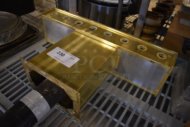 Gold Finish 8 Tap Beer Tower. 23x6x13 - Image 2 of 4