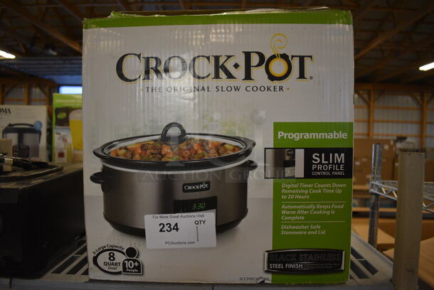 BRAND NEW IN BOX! Crock Pot Countertop Slow Cooker. 16x12x9 - Image 1 of 2