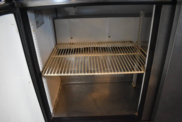 GREAT! True Model TWT-48 Stainless Steel Commercial 2 Door Work Top Cooler on Commercial Casters. 115 Volts, 1 Phase. 48.5x30x39. Tested and Working! - Image 5 of 8