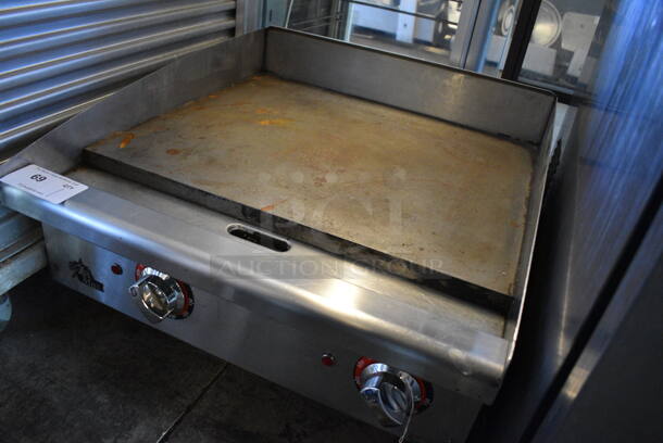 NICE! Star Max Stainless Steel Commercial Countertop Electric Powered Flat Top Griddle w/ Thermostatic Controls. 24x26x15 - Image 2 of 7