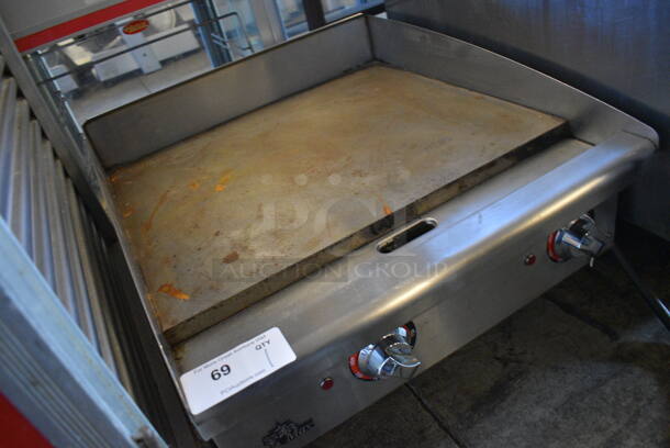 NICE! Star Max Stainless Steel Commercial Countertop Electric Powered Flat Top Griddle w/ Thermostatic Controls. 24x26x15 - Image 3 of 7