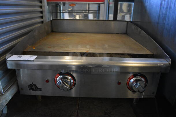 NICE! Star Max Stainless Steel Commercial Countertop Electric Powered Flat Top Griddle w/ Thermostatic Controls. 24x26x15 - Image 4 of 7