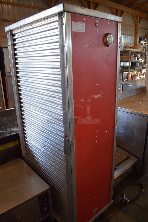 NICE! CresCor Crown X Metal Commercial Portable Heated Holding Cabinet on Commercial Casters. 21x31x70. Tested and Working! - Image 3 of 9