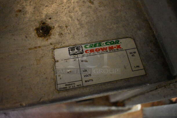 NICE! CresCor Crown X Metal Commercial Portable Heated Holding Cabinet on Commercial Casters. 21x31x70. Tested and Working! - Image 8 of 9