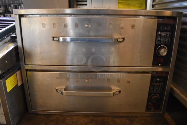 GREAT! Hatco Stainless Steel Commercial Countertop Electric Powered 2 Drawer Warming Drawer. 29.5x24x21.5. Cannot Test Due To Missing Power Cord - Image 4 of 7