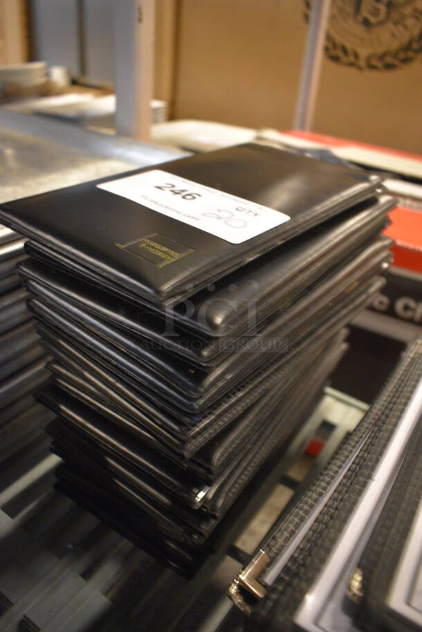 20 Black Check Holders. 5x9. 20 Times Your Bid! - Image 2 of 3