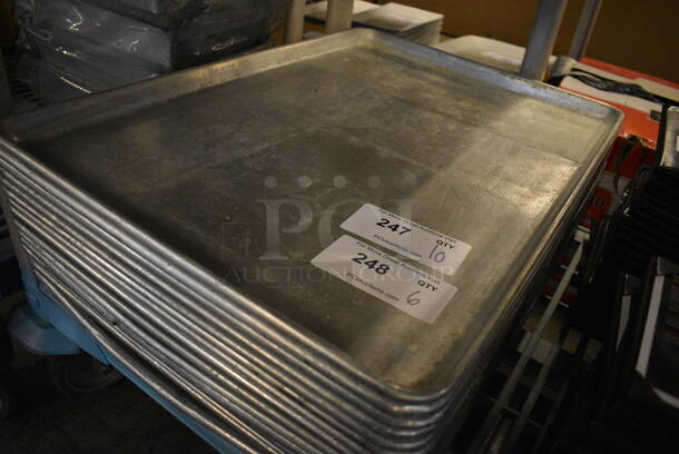 6 Metal Full Size Baking Pans. 18x26x1. 6 Times Your Bid! - Image 2 of 2