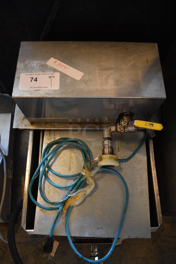 Stainless Steel Commercial Grease Oil Filtration System on Commercial Casters. 19x25x19 - Image 3 of 6