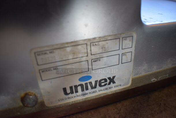 Univex Model 7512 Stainless Steel Commercial Countertop Meat Slicer. 115 Volts, 1 Phase. 25x20x17. Tested and Working! - Image 9 of 9