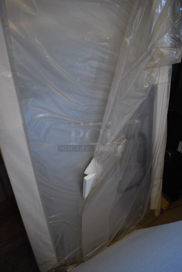 BRAND NEW IN BOX! Eliason Stainless Steel Commercial Swinging Kitchen Door. 36x3x82 - Image 2 of 6
