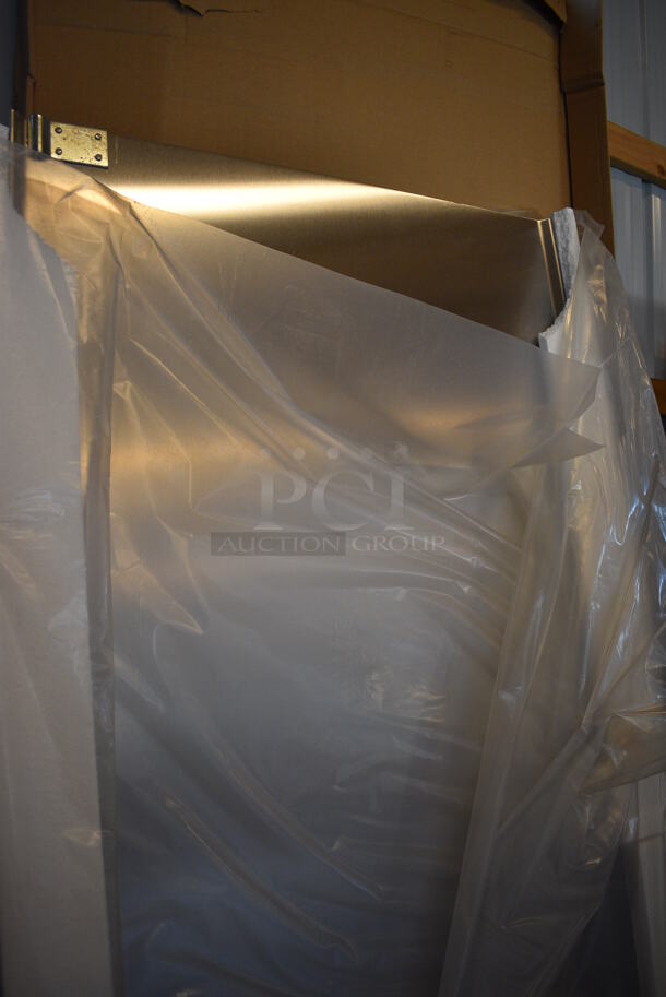 BRAND NEW IN BOX! Eliason Stainless Steel Commercial Swinging Kitchen Door. 36x3x82 - Image 3 of 6
