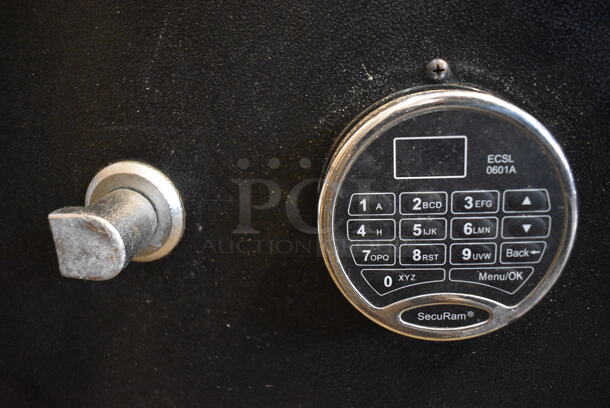 Corporate Safe Specialists Black Metal Single Compartment Safe. Does Not Come w/ Combination. 20x20x30.5 - Image 4 of 5