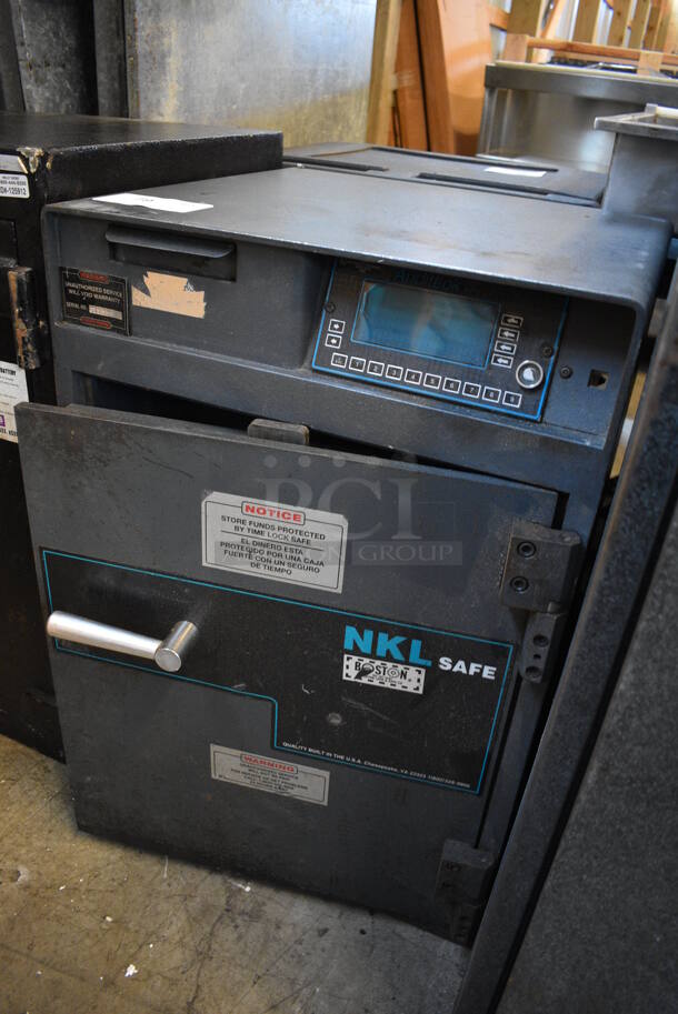 Boston NKL Metal Gray Single Compartment Safe. Does Not Come w/ Combination. 20x19x29 - Image 2 of 9