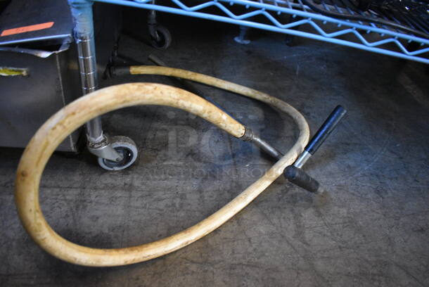 Stainless Steel Commercial Grease Oil Filtration System w/ Hose on Commercial Casters. 16.5x23x16 - Image 5 of 6
