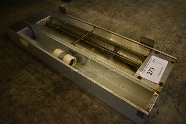 Autofry Metal Commercial Warming Strip. 24x9x3.5