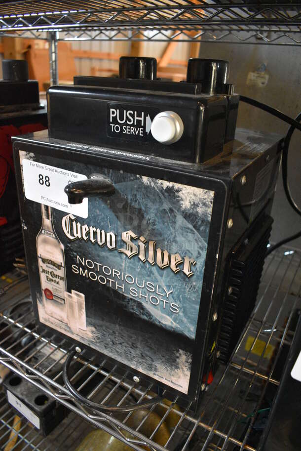 Metal Commercial Countertop Cuervo Silver Shot Dispenser. 110-120 Volts, 1 Phase. 11.5x13x17. Tested and Powers On! - Image 2 of 7