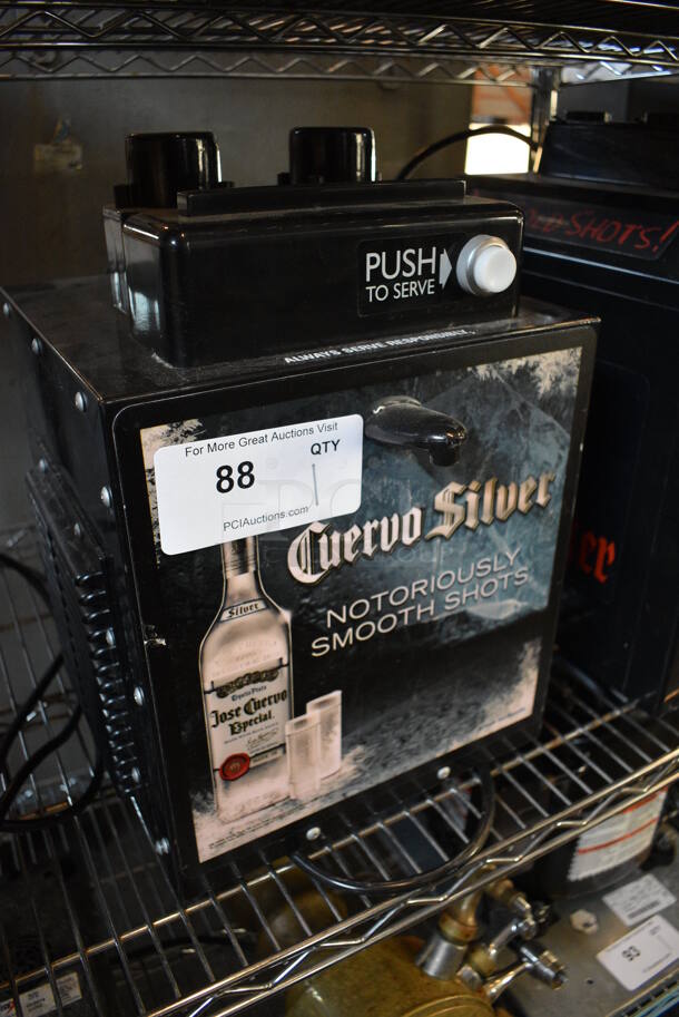 Metal Commercial Countertop Cuervo Silver Shot Dispenser. 110-120 Volts, 1 Phase. 11.5x13x17. Tested and Powers On! - Image 3 of 7