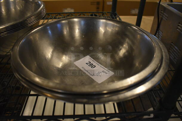3 Various Metal Bowls. Includes 12.5x12.5x3.5. 3 Times Your Bid!