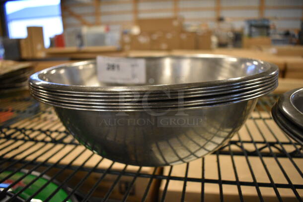 6 Metal Bowls. 13x13x4. 6 Times Your Bid! - Image 2 of 2