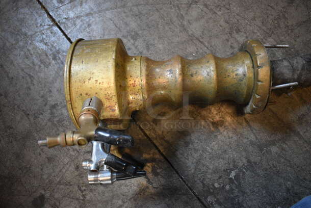 Metal Commercial 4 Tap Beer Tower. 12x11x15 - Image 3 of 5