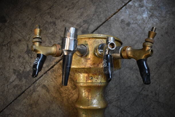 Metal Commercial 4 Tap Beer Tower. 12x11x15 - Image 4 of 5