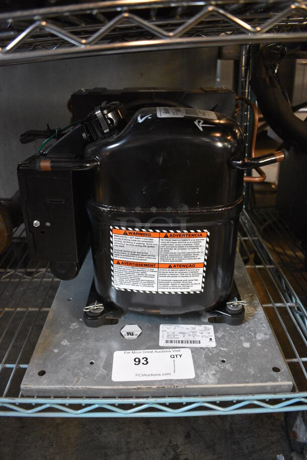 BRAND NEW! Tecumseh Model AJA7461YXA Metal Commercial Compressor. 115 Volts, 1 Phase. 13x20x13