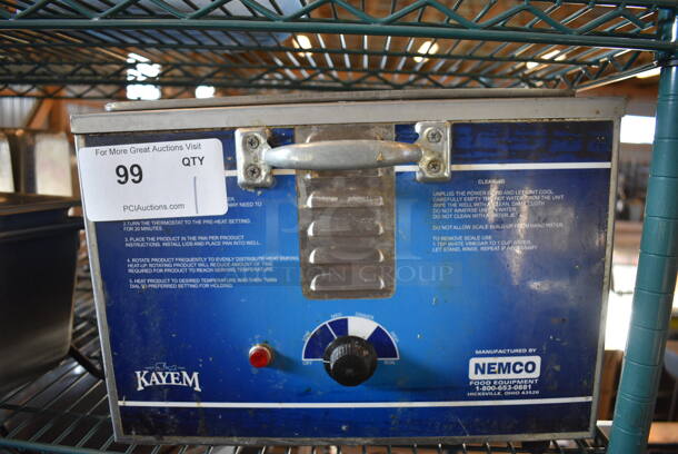 NICE! Nemco Stainless Steel Commercial Countertop Food Warmer. 14.5x23x10.5. Tested and Working!