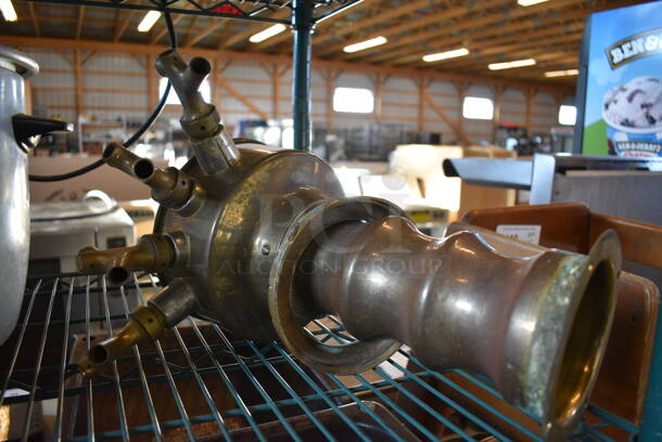 Metal Commercial 4 Tap Beer Tower. 12x11x15 - Image 3 of 5
