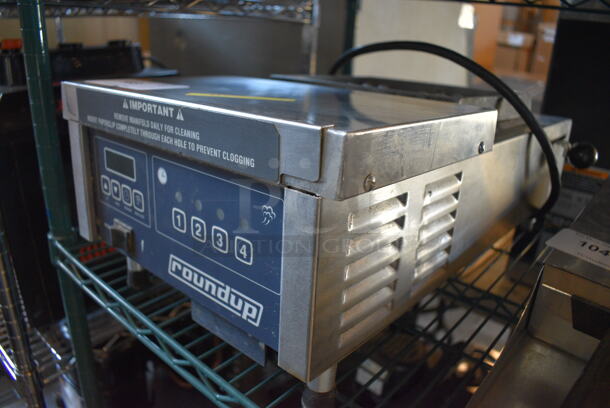 NICE! Roundup Stainless Steel Commercial Countertop Steamer. 14x22x8.5. Cannot Test Due To Plug Style - Image 3 of 9