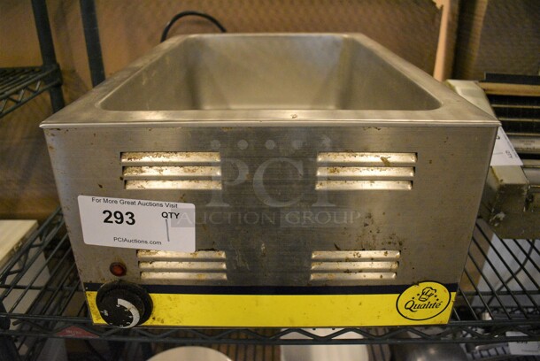 Adcraft Model FW-1200WF Stainless Steel Commercial Countertop Food Warmer. 120 Volts, 1 Phase. 14.5x23x9. Tested and Working!
