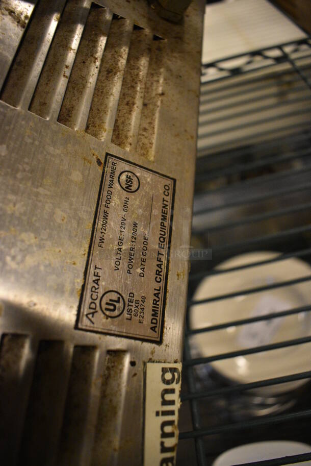 Adcraft Model FW-1200WF Stainless Steel Commercial Countertop Food Warmer. 120 Volts, 1 Phase. 14.5x23x9. Tested and Working! - Image 4 of 4