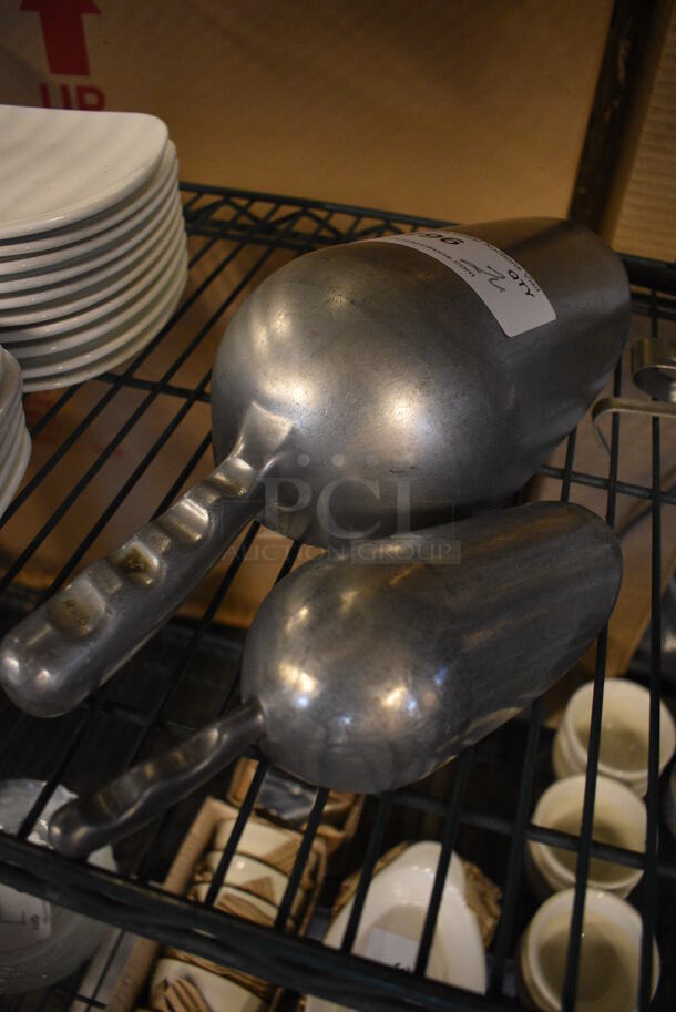 2 Metal Ice Scoops. 15x5.5x3.5, 8.5x3x2. 2 Times Your Bid! - Image 2 of 2