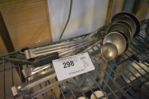 8 Various Metal Ladles. Includes 12". 8 Times Your Bid!