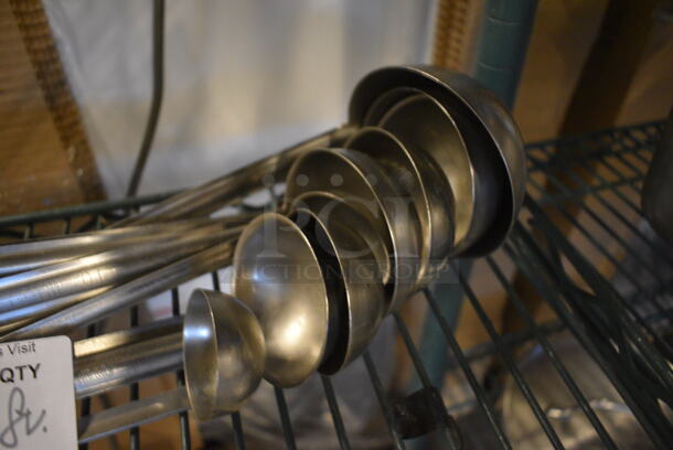 8 Various Metal Ladles. Includes 12". 8 Times Your Bid! - Image 2 of 2