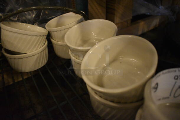10 White Ceramic Bowls. 4x4x2. 10 Times Your Bid! - Image 2 of 2